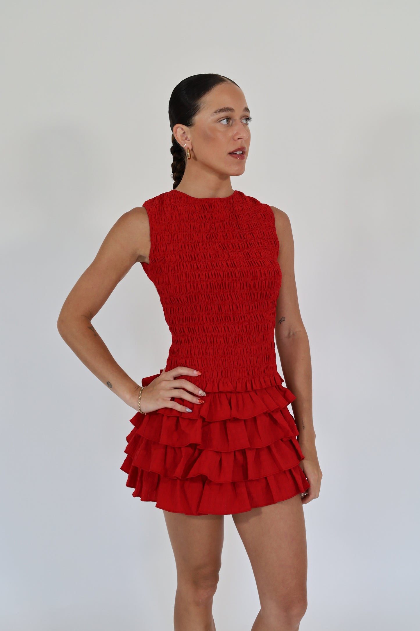 Red Ruffle Set