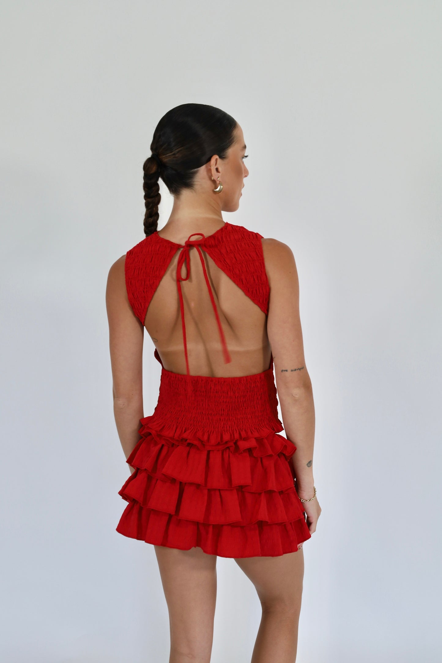 Red Ruffle Set