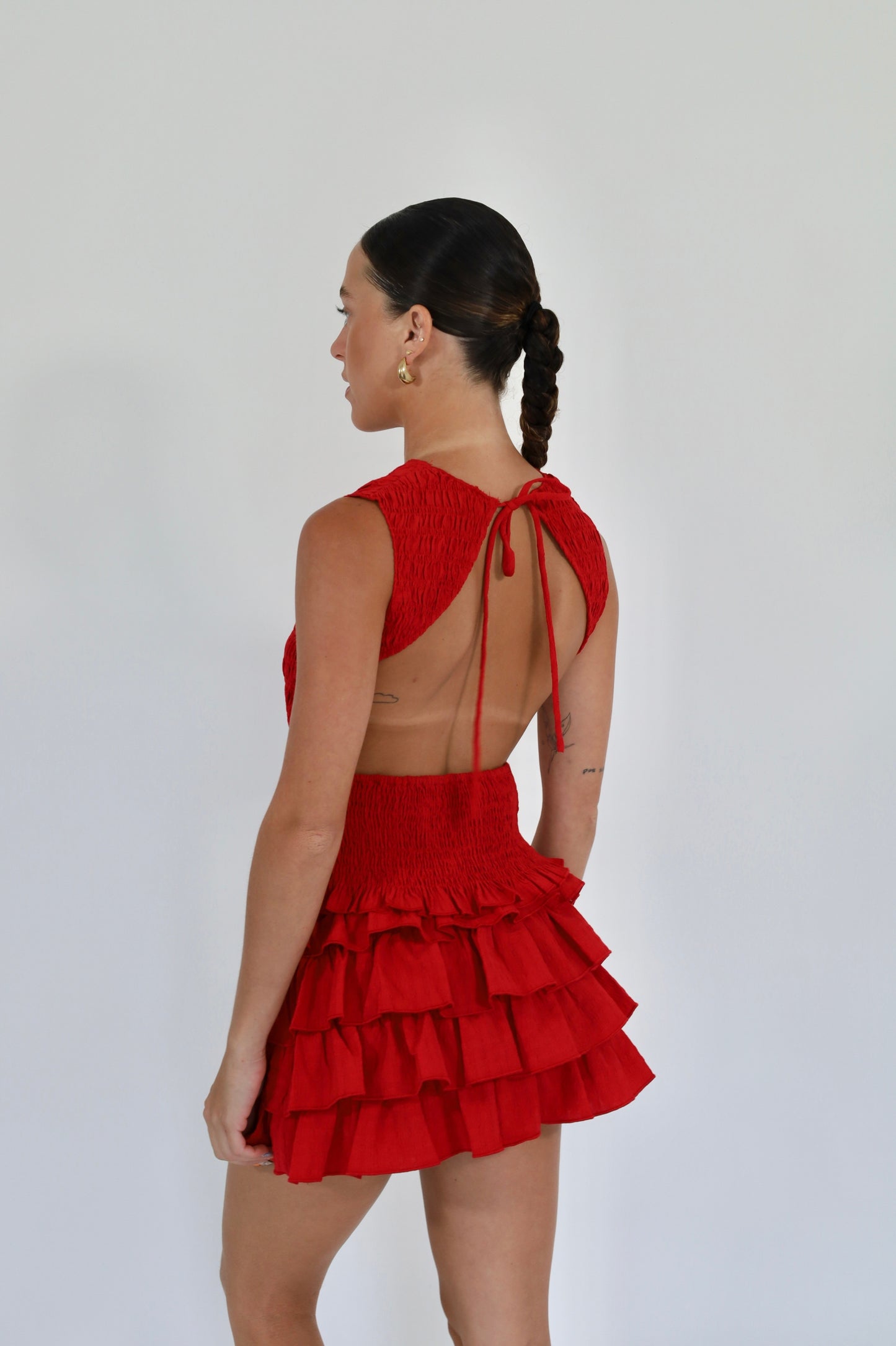 Red Ruffle Set