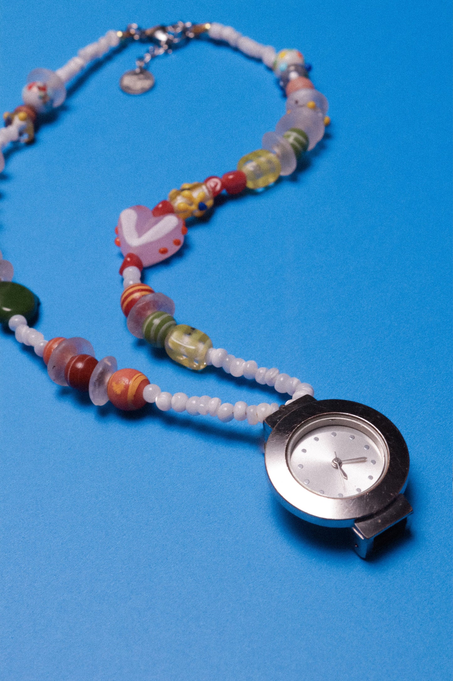 Boombox Baby Beaded Watch Charm Necklace