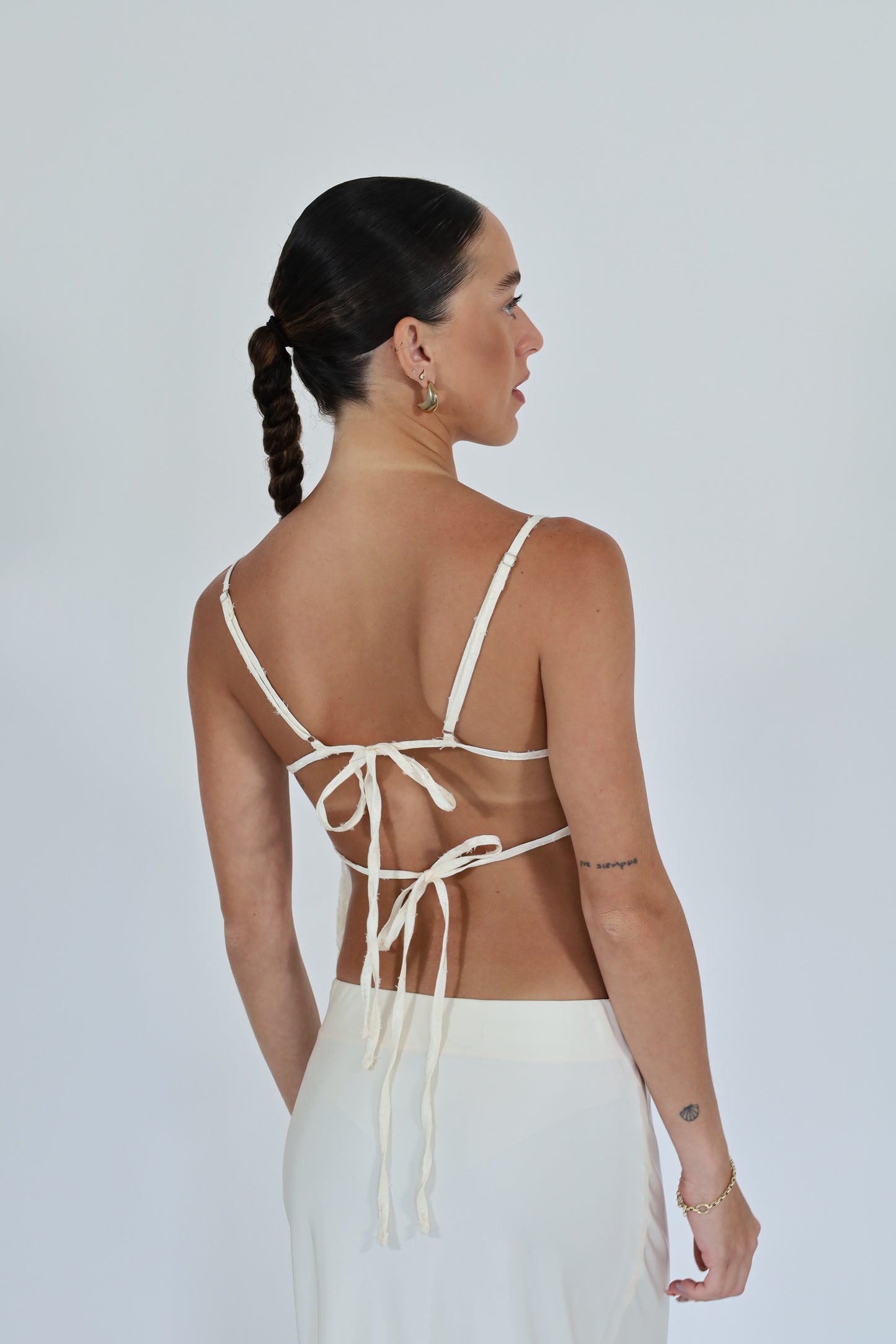 Ivory Sequin Top