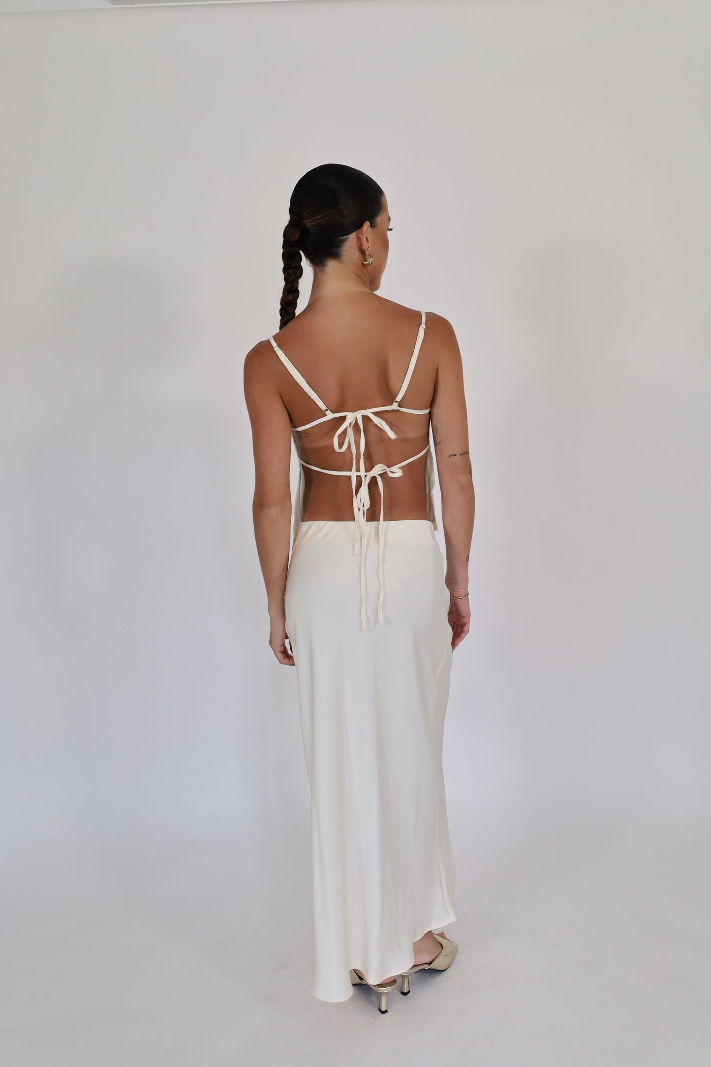 Ivory Sequin Top