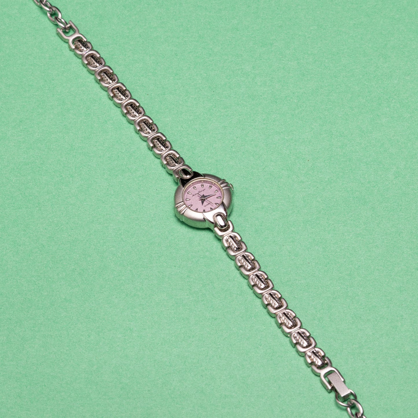 Silver Blush Watch Choker