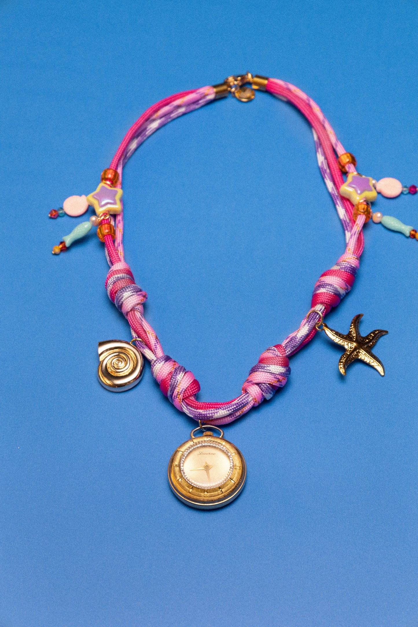 Mystic Shore Paracord Watch Charm Necklace