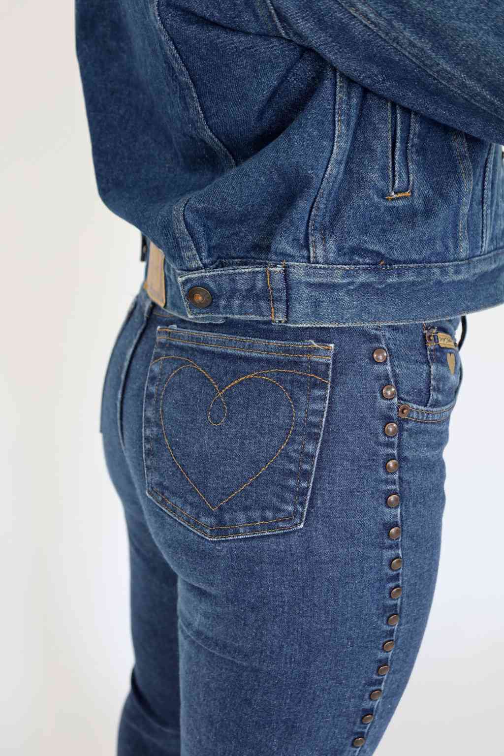 Studded Denim Set - Betsey Johnson