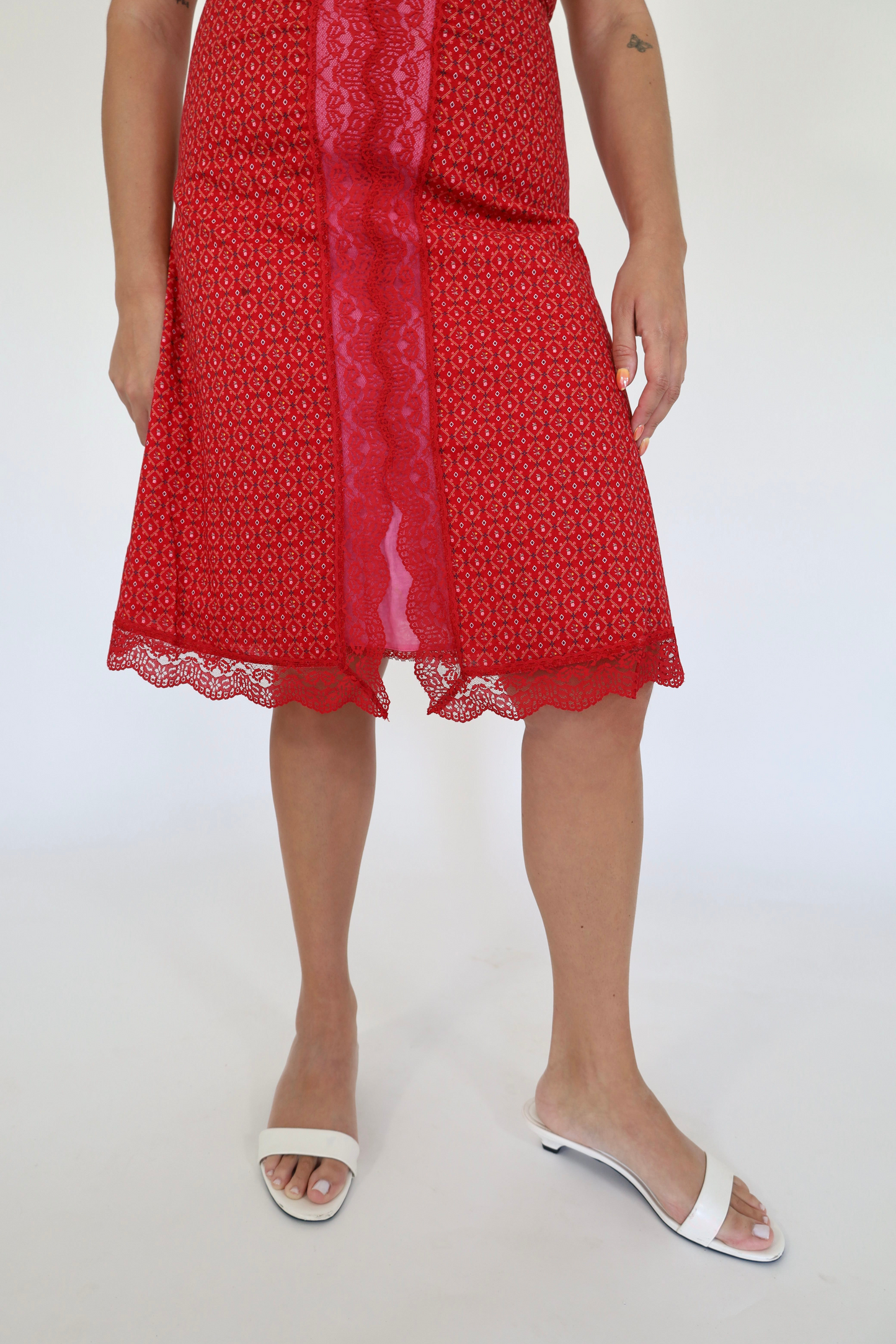 Red Rose Dress - Betsey Johnson