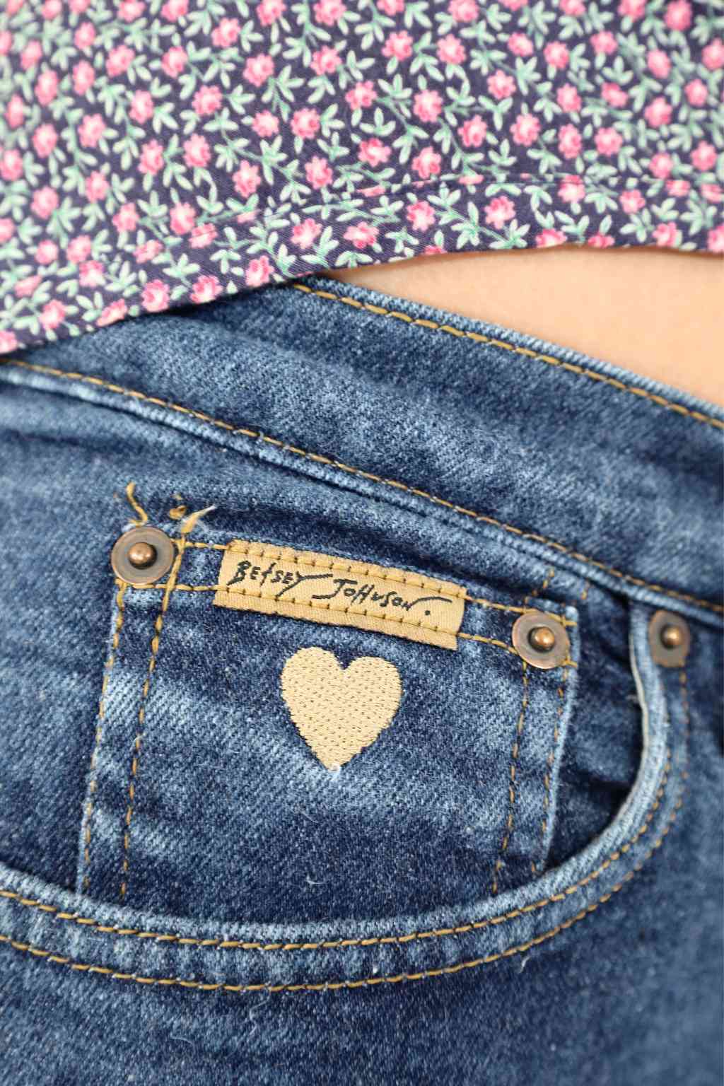 Studded Denim Set - Betsey Johnson