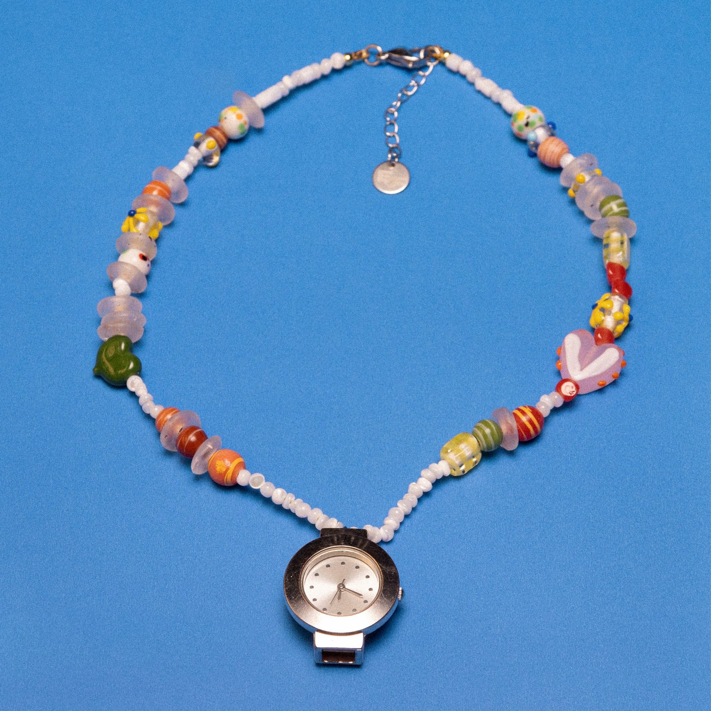 Boombox Baby Beaded Watch Charm Necklace