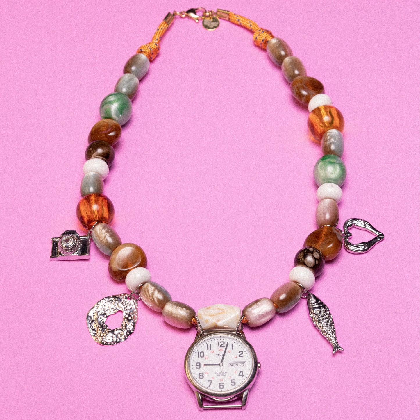 Sandy Toes Paracord Watch Charm Necklace