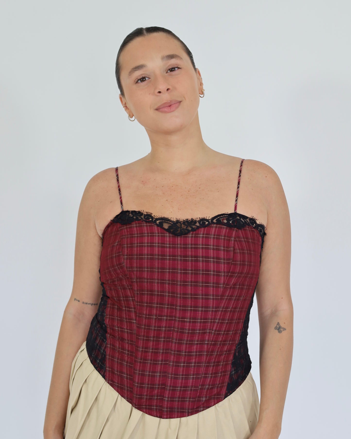 Plaid Corset - Betsey Johnson