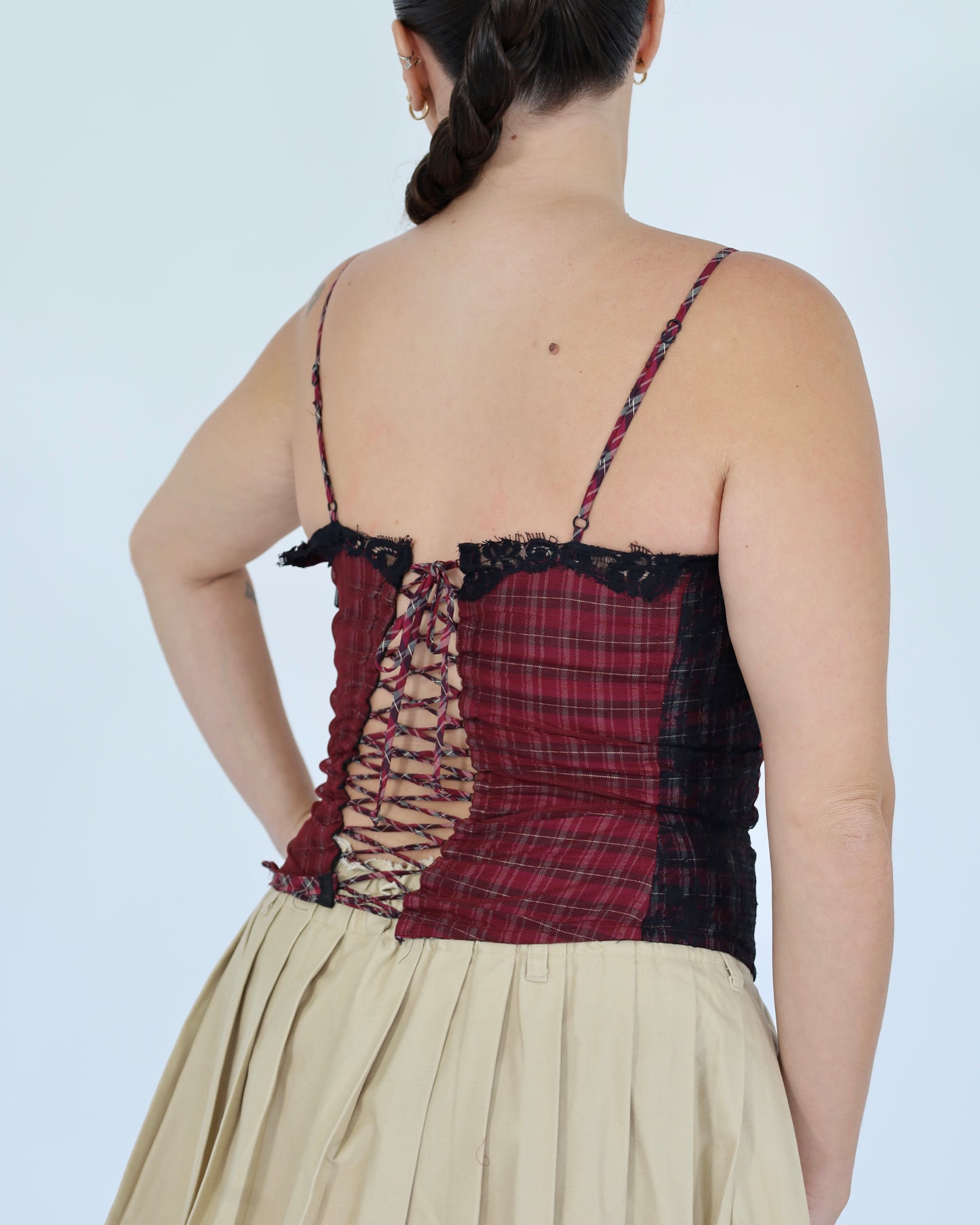 Plaid Corset - Betsey Johnson