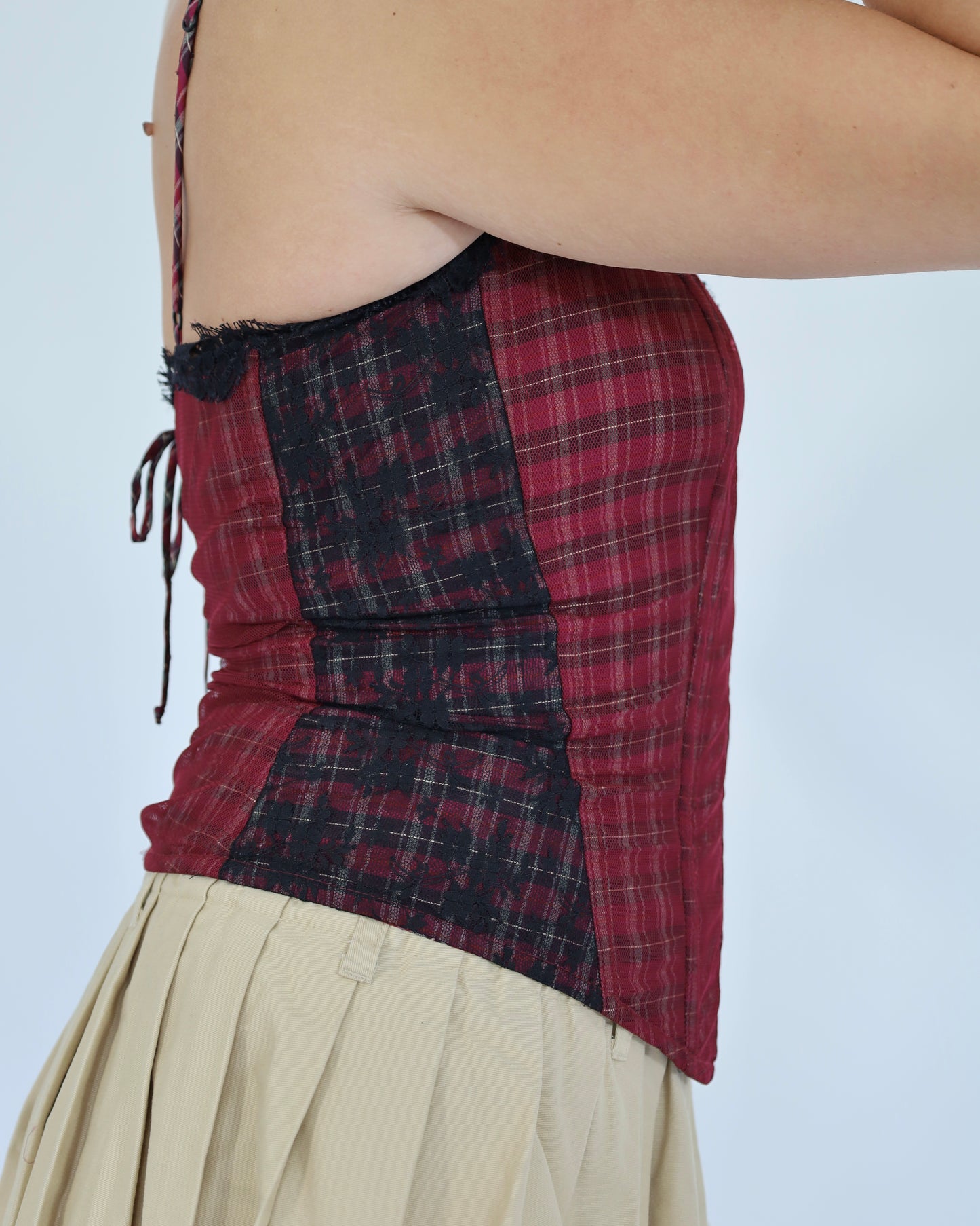 Plaid Corset - Betsey Johnson