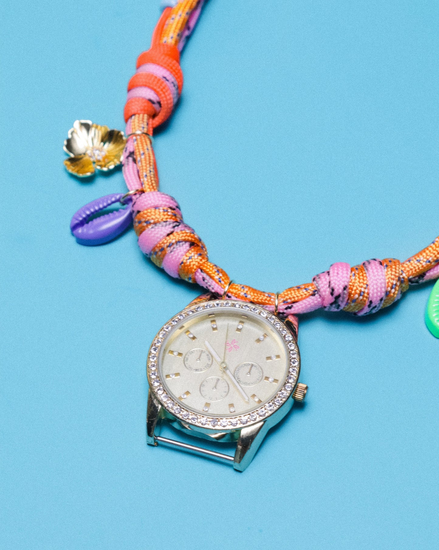Beachy Bits Paracord Watch Charm Necklace
