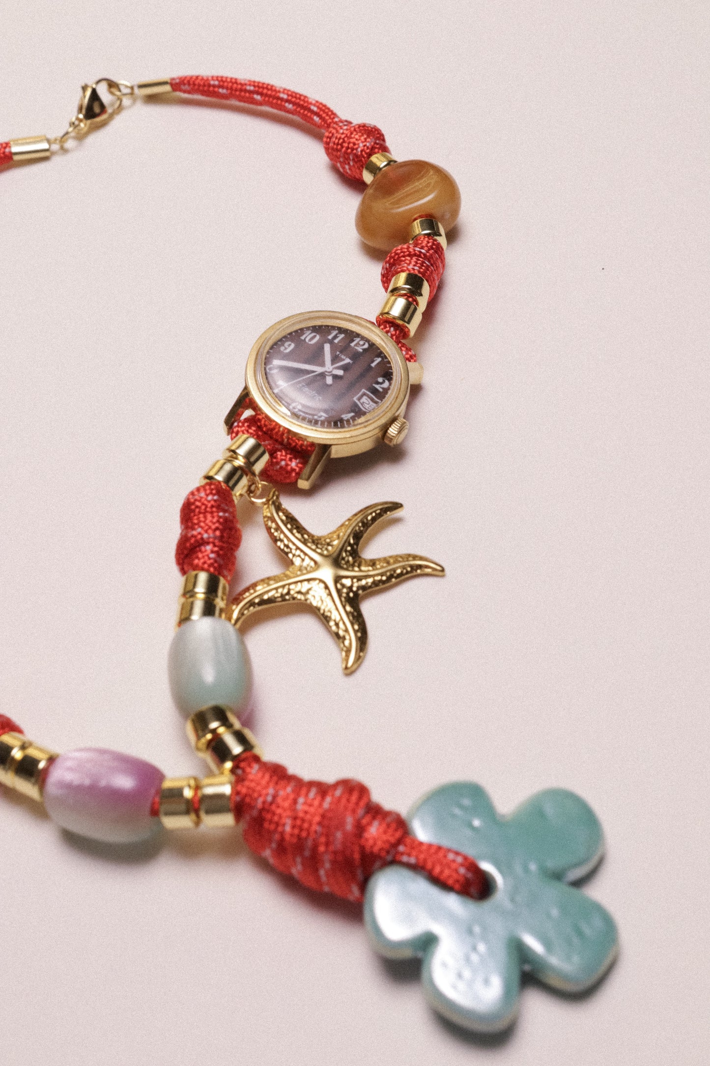 Summer Spell Paracord Watch Charm Necklace