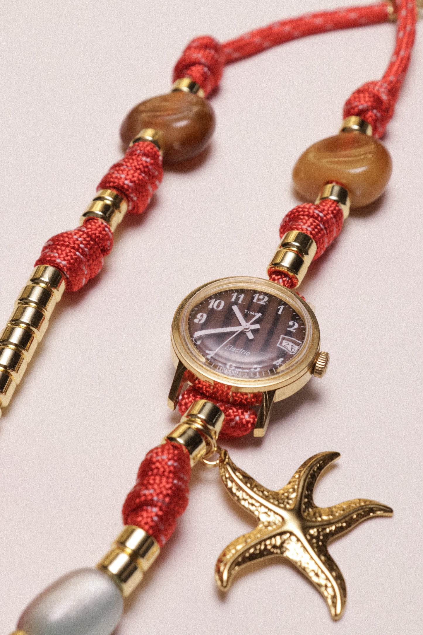 Summer Spell Paracord Watch Charm Necklace