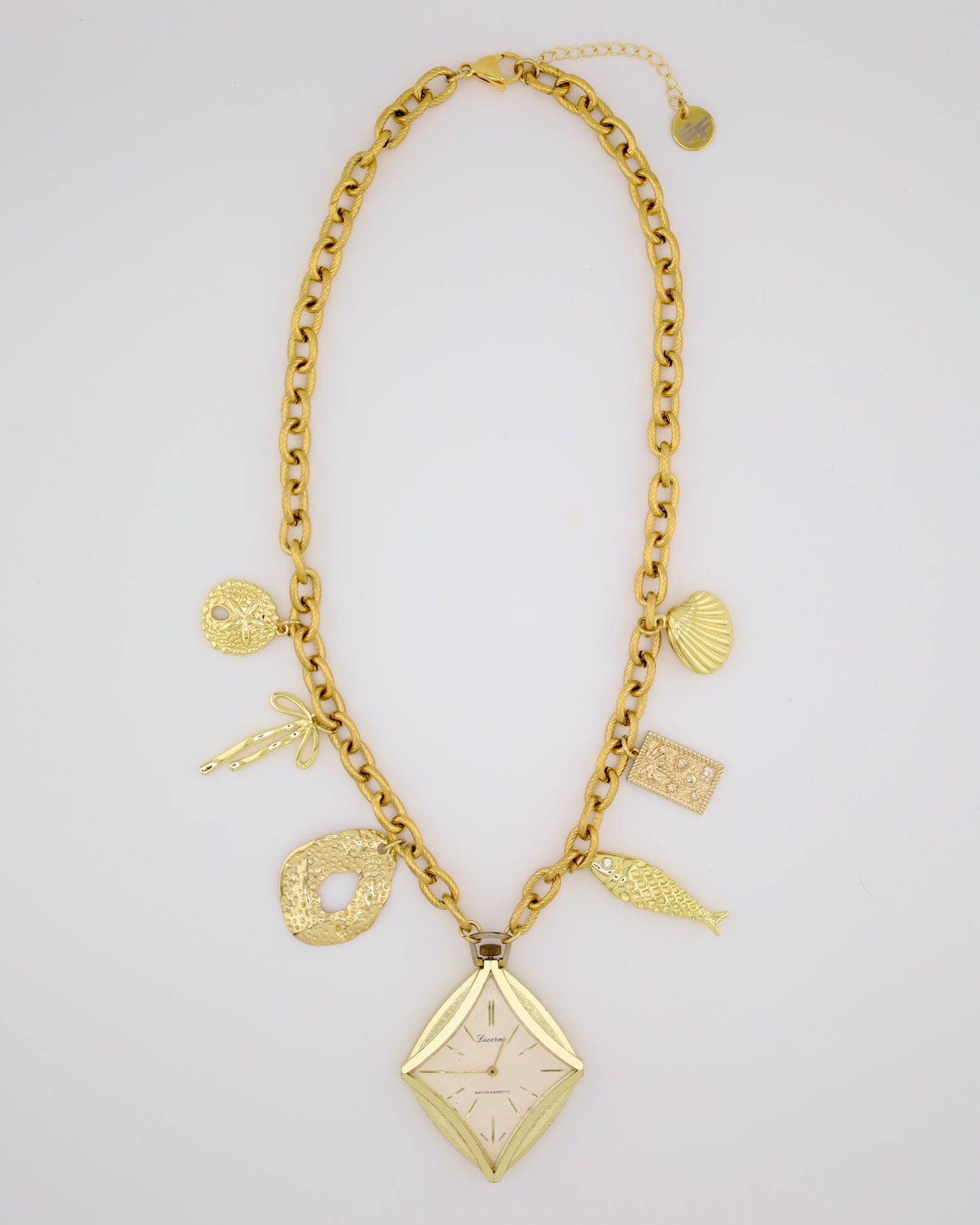 Solea Watch Charm Necklace