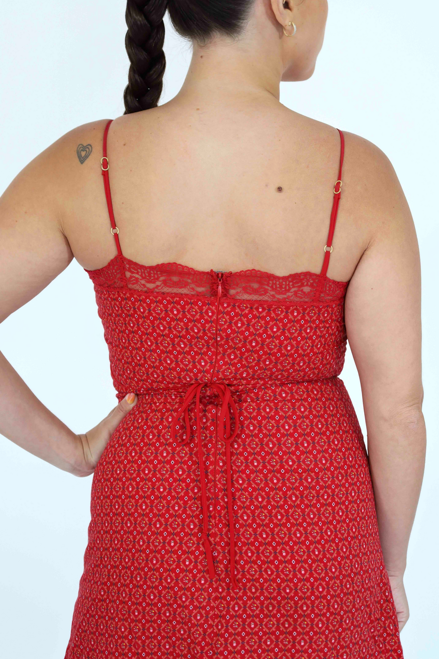 Red Rose Dress - Betsey Johnson