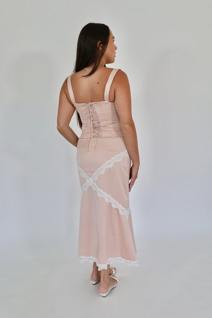 Blush Satin Set
