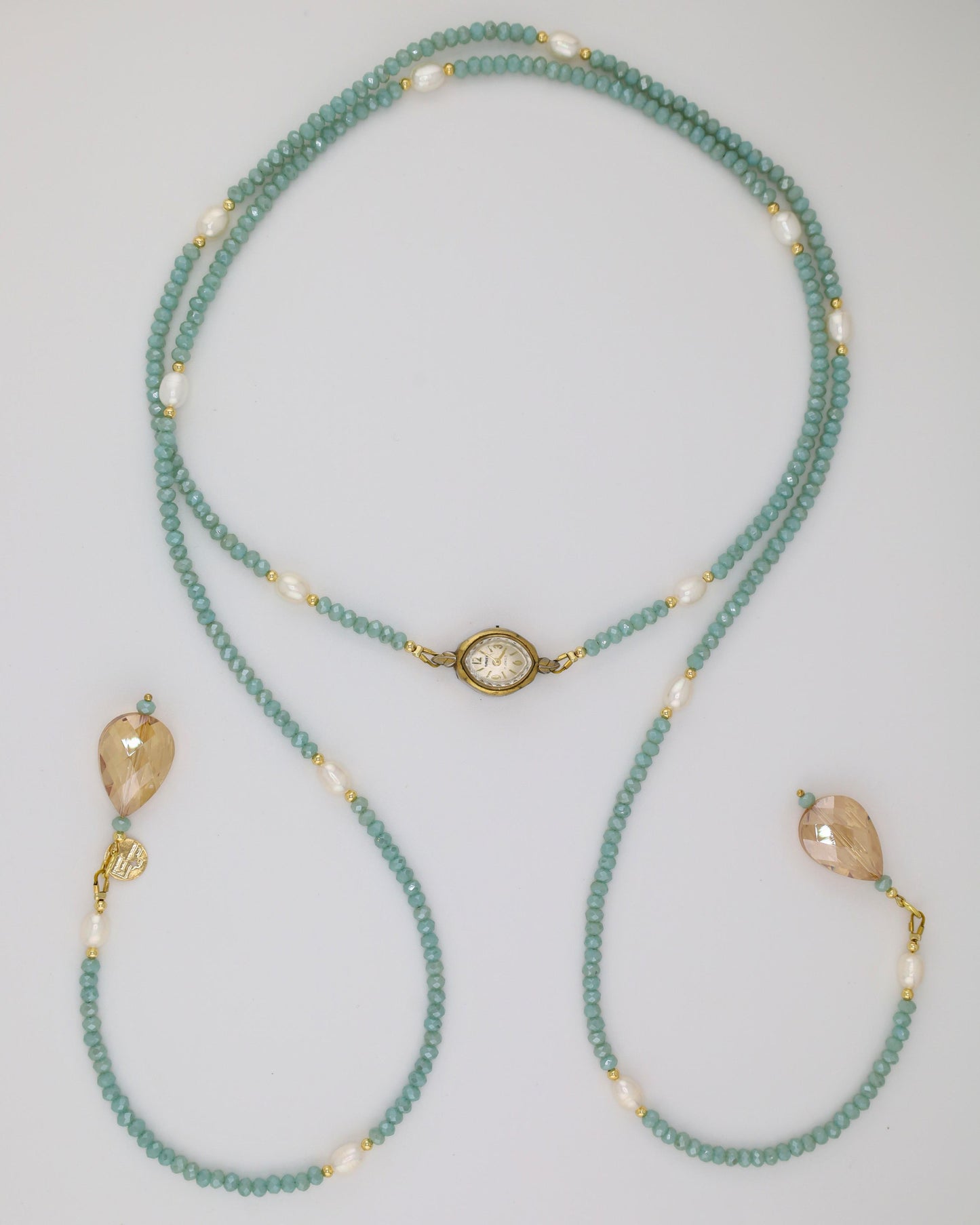 Alba Watch Lariat - Aqua