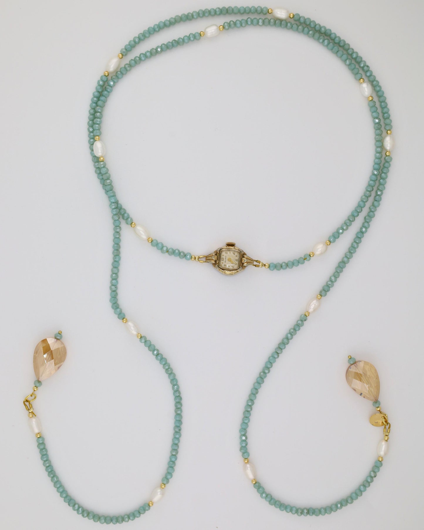 Alba Watch Lariat - Aqua