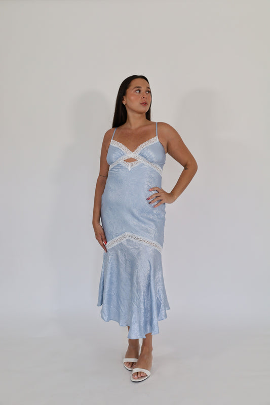 Blue Lace Dress