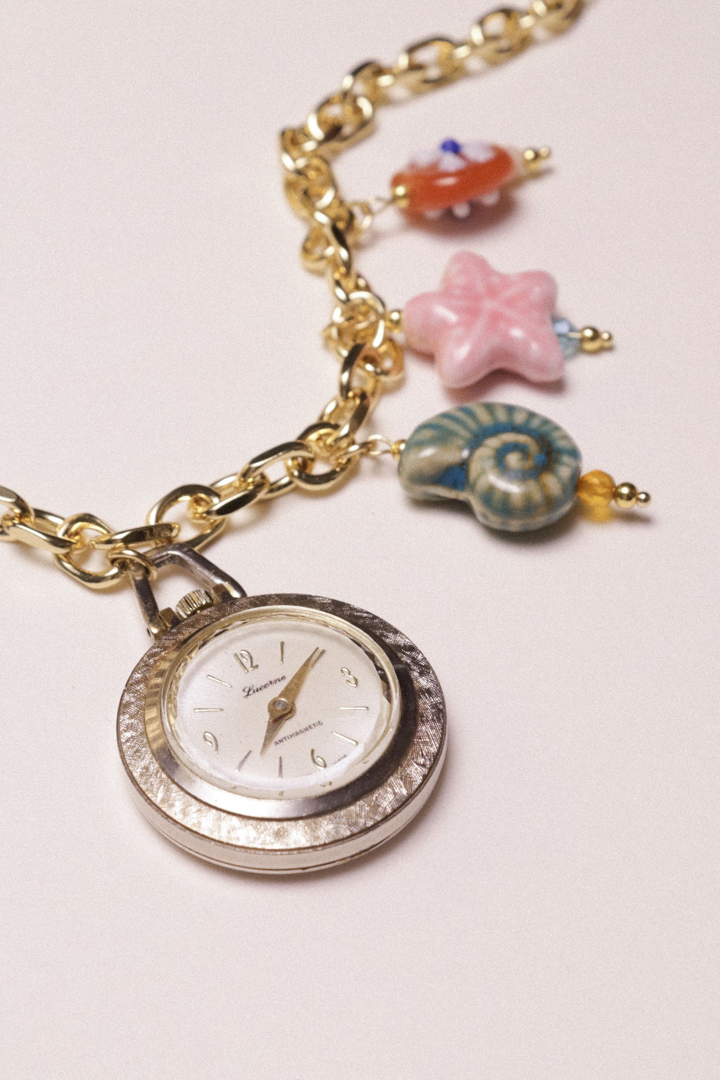 Dive Into Summer Watch Charm Necklace