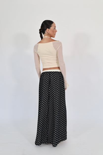 Milk Ruffle Top