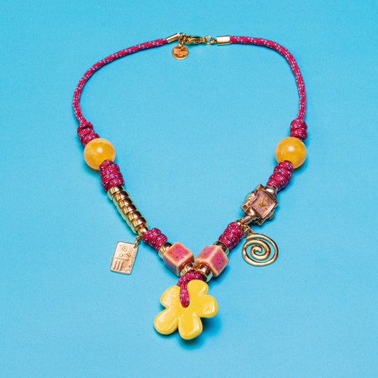 Endless Sun Paracord Watch Charm Necklace