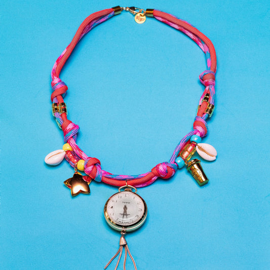 Shoreline Paracord Watch Charm Necklace