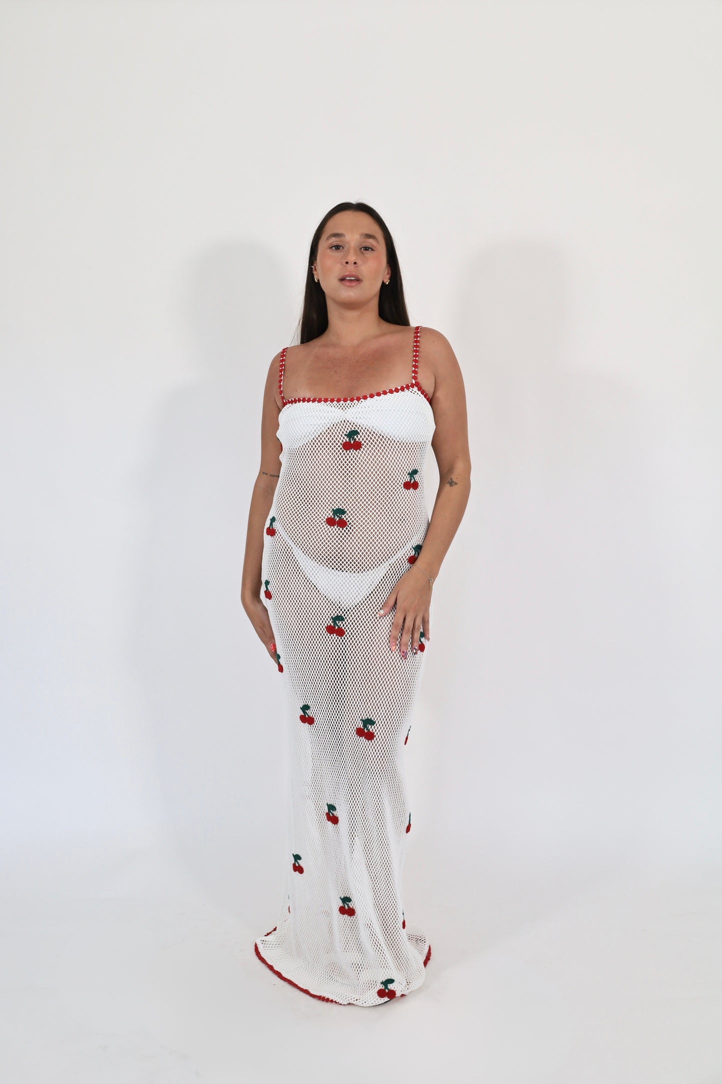 Cherry Knit Dress