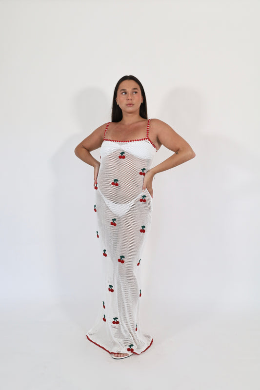 Cherry Knit Dress