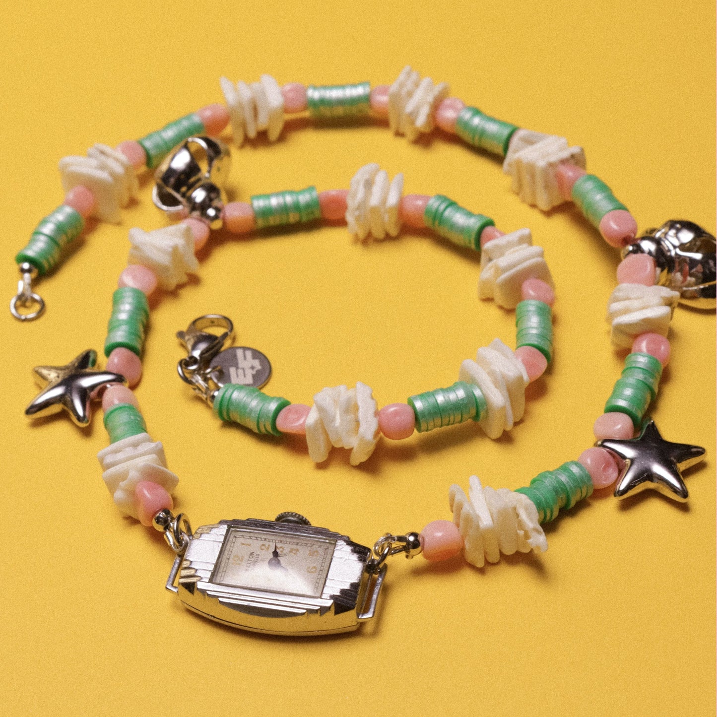 Hidden Cove Beaded Watch Charm Necklace
