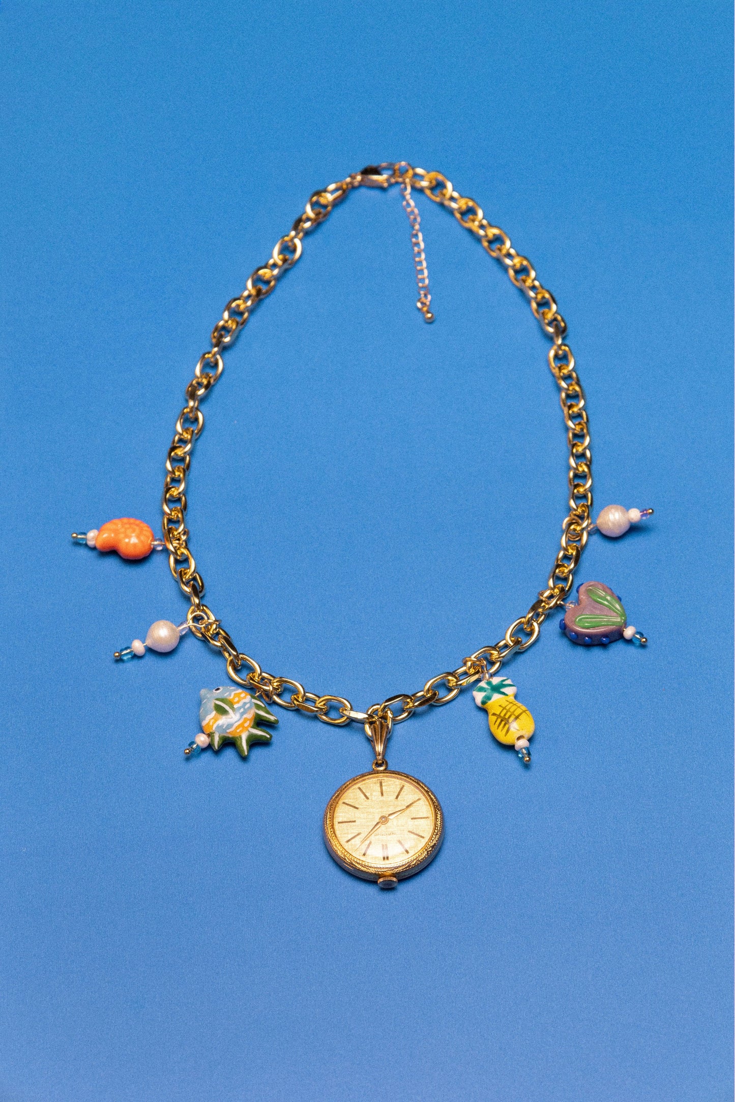 Roadtripin' Watch Charm Necklace