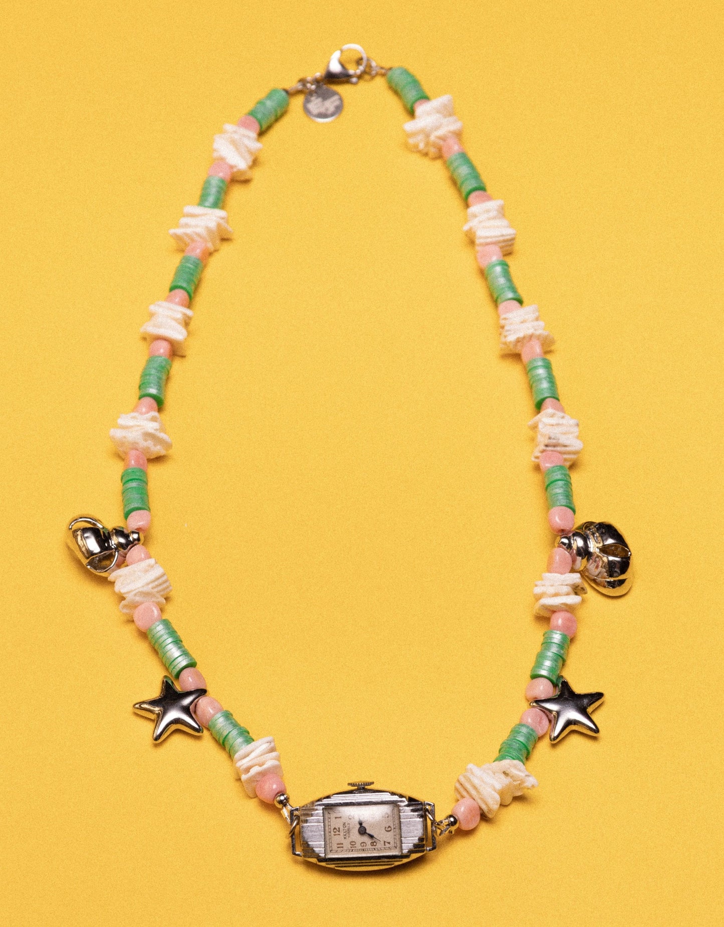 Hidden Cove Beaded Watch Charm Necklace