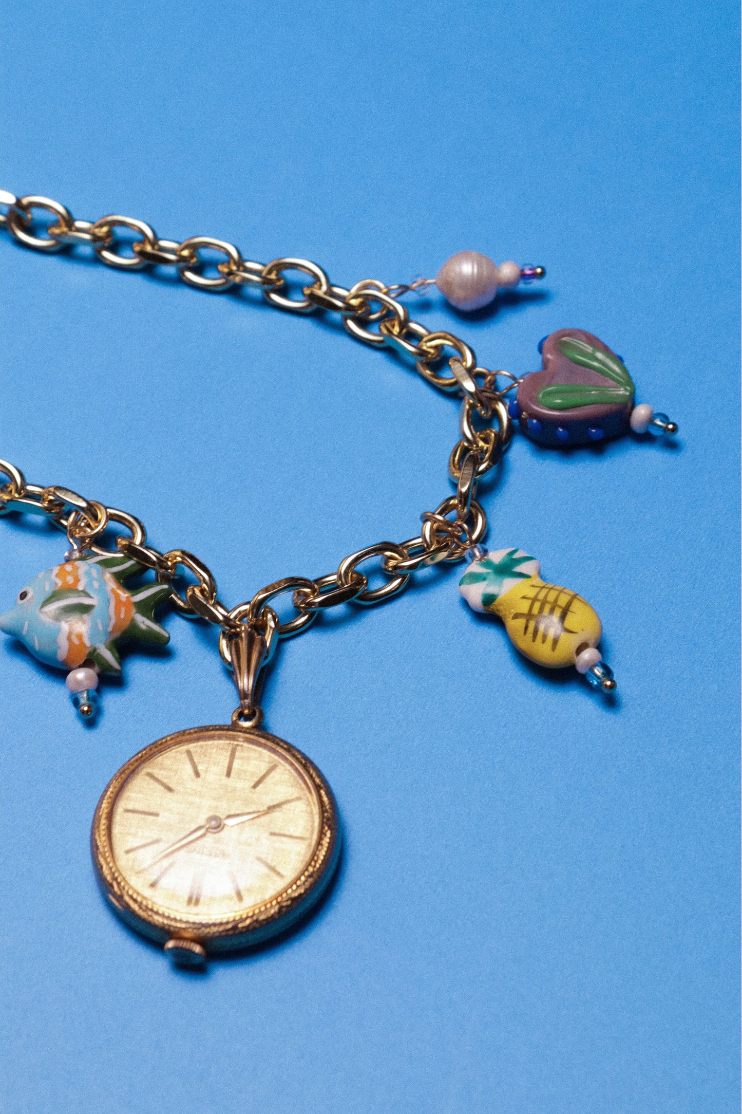 Roadtripin' Watch Charm Necklace