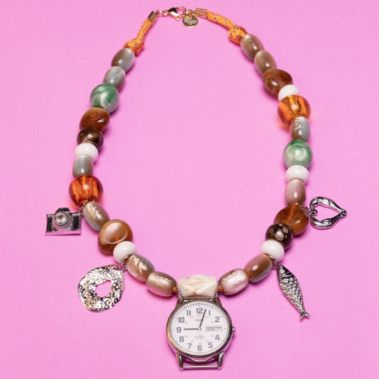 Sandy Toes Paracord Watch Charm Necklace