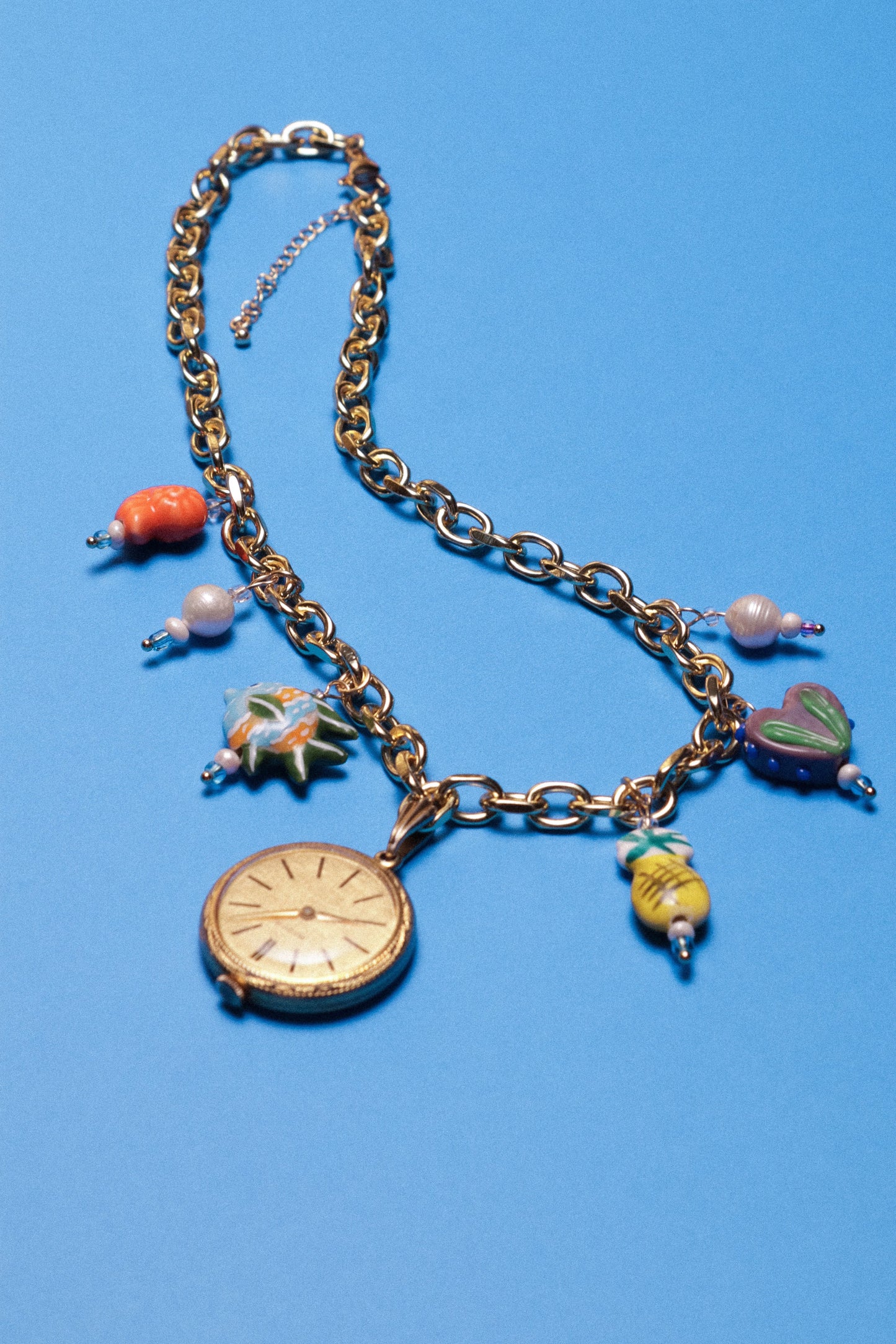Roadtripin' Watch Charm Necklace