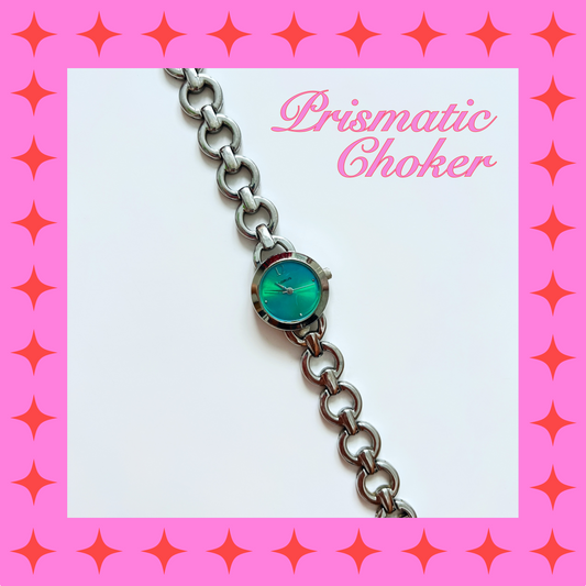 Prismatic Watch Choker