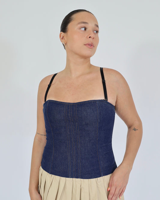 Denim Corset Top - Victoria's Secret