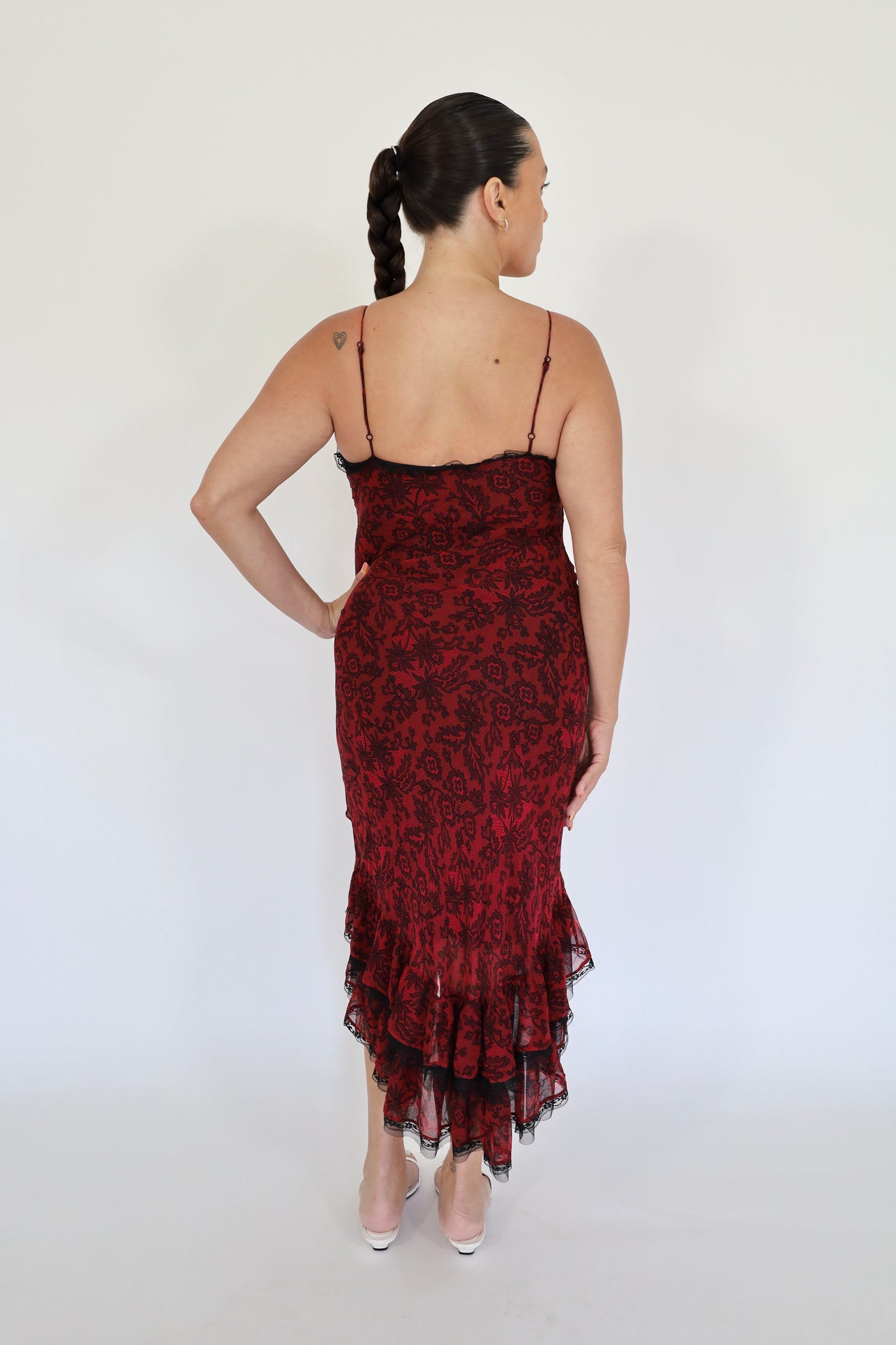 Lace Print Dress - Betsey Johnson
