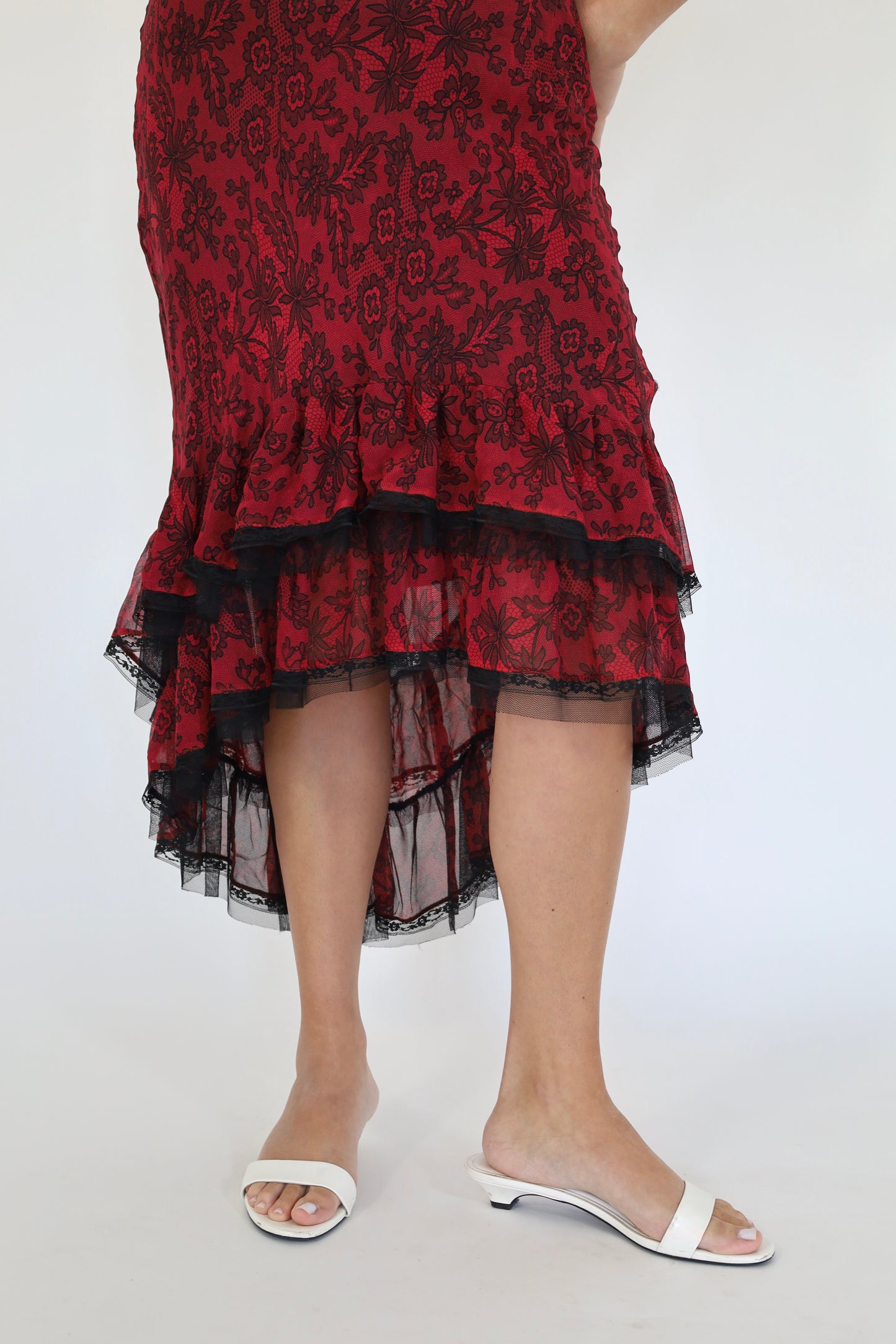 Lace Print Dress - Betsey Johnson