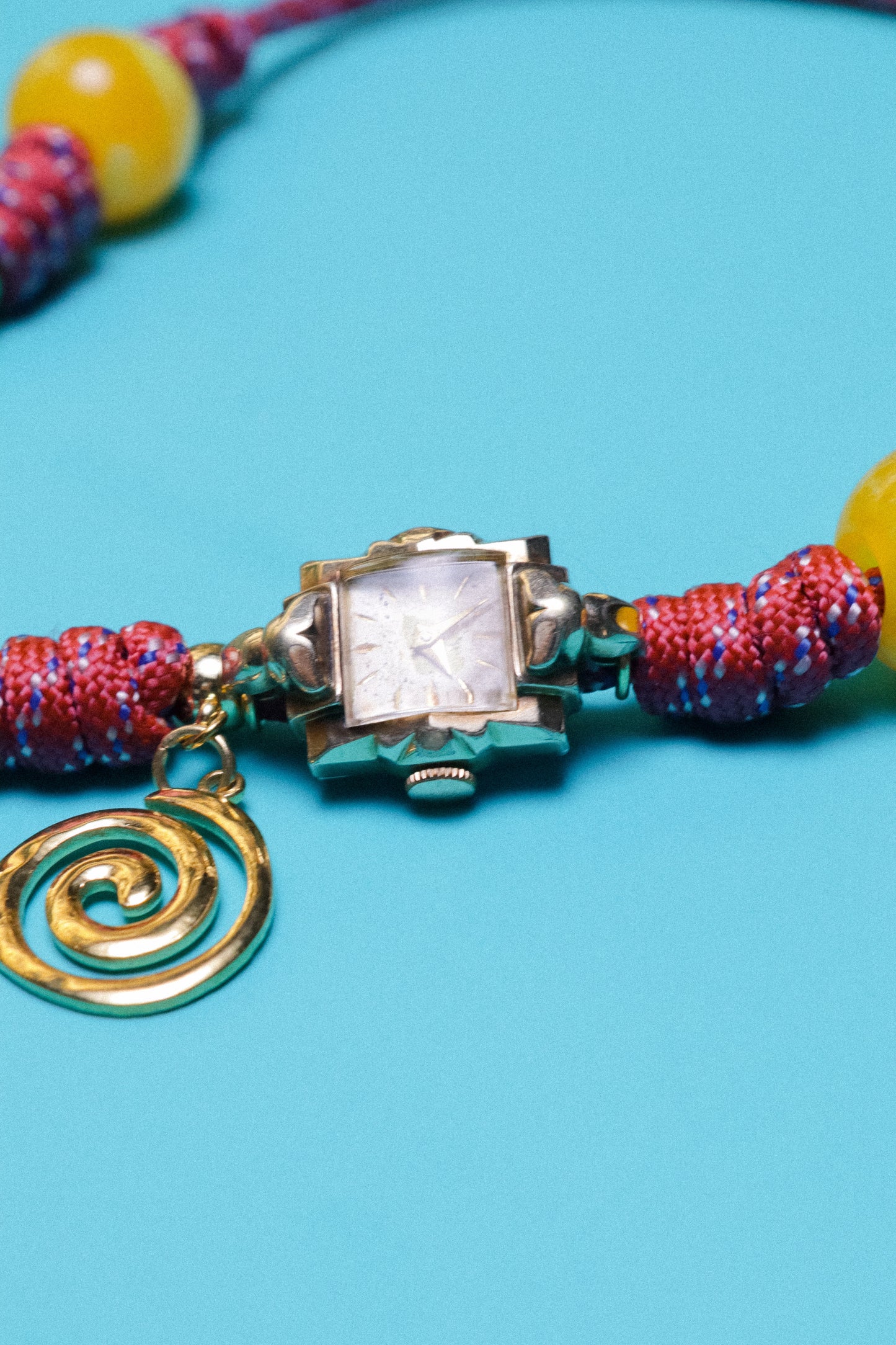 Endless Sun Paracord Watch Charm Necklace