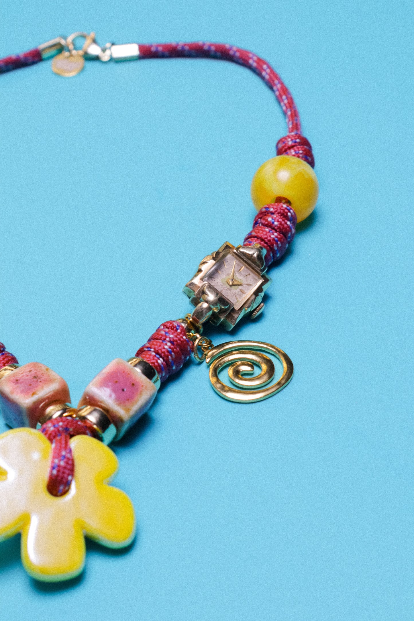 Endless Sun Paracord Watch Charm Necklace
