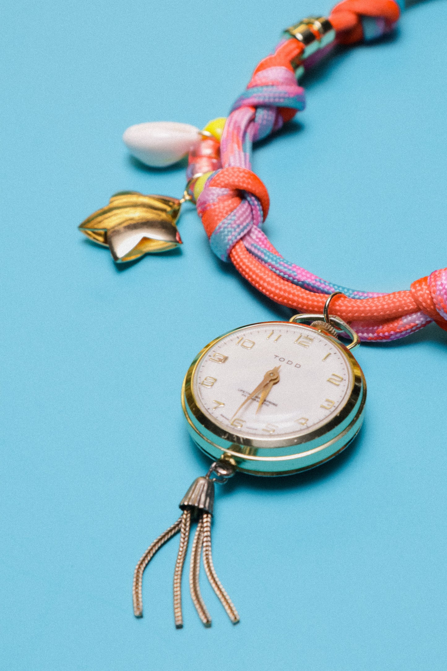 Shoreline Paracord Watch Charm Necklace