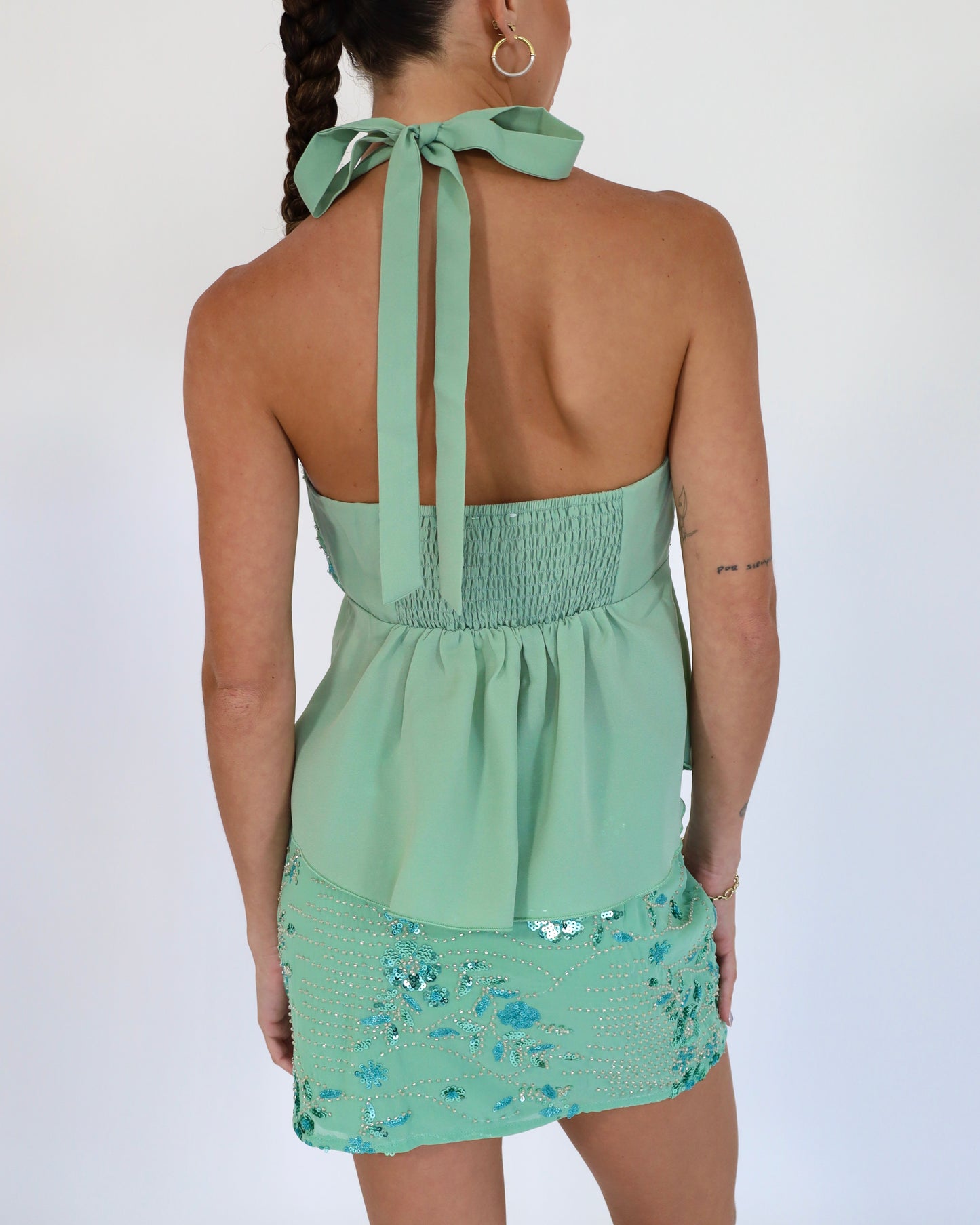 Sage Sequin Set