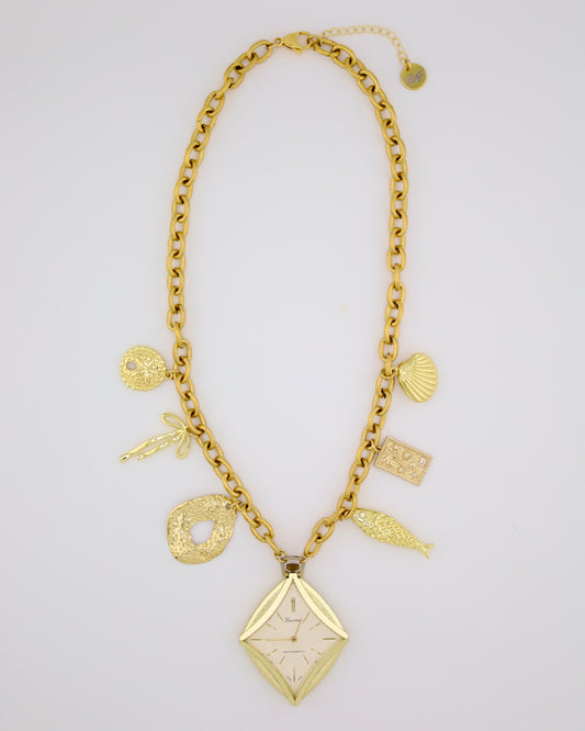 Solea Watch Charm Necklace
