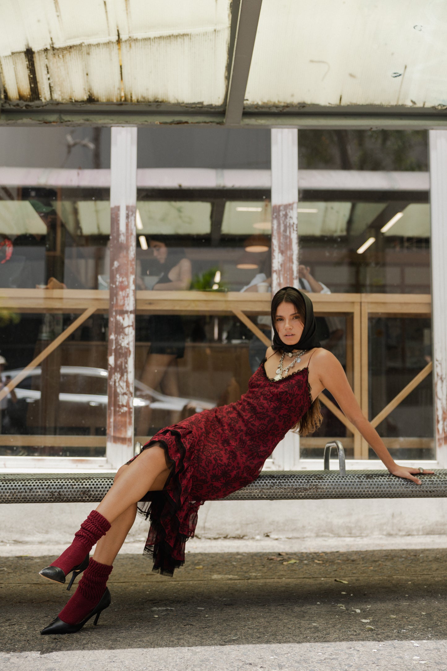 Lace Print Dress - Betsey Johnson