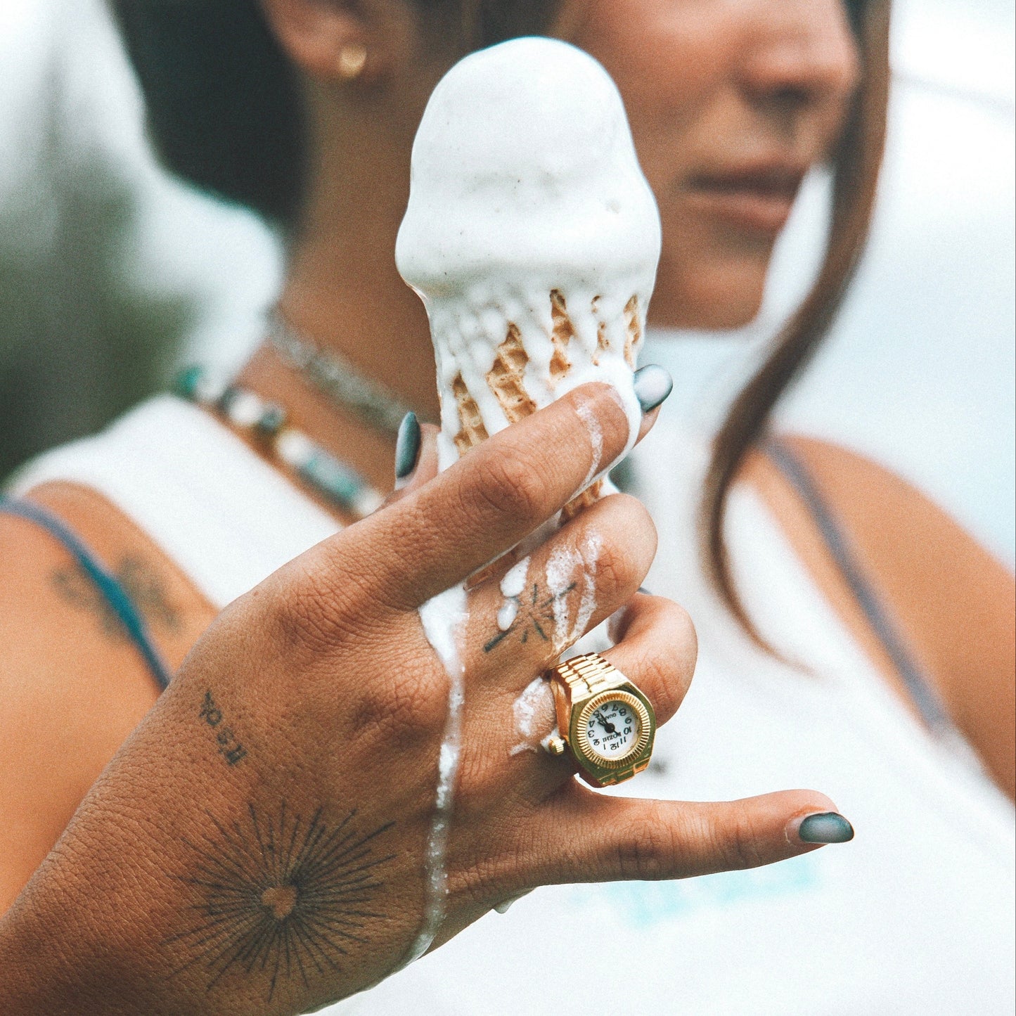 Island Time Watch Ring