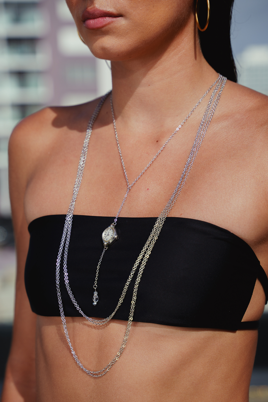 Éter Multi-Wear Watch Body Chain - Silver