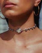 Latido Watch Choker - Silver